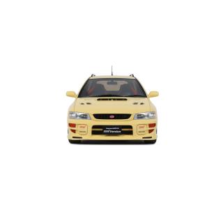 Subaru Impreza WRX STI Version VI Sport Wagon Cashmere Yellow 1999 OttO mobile 1:18 Resinemodell (Türen, Motorhaube... nicht zu öffnen!)